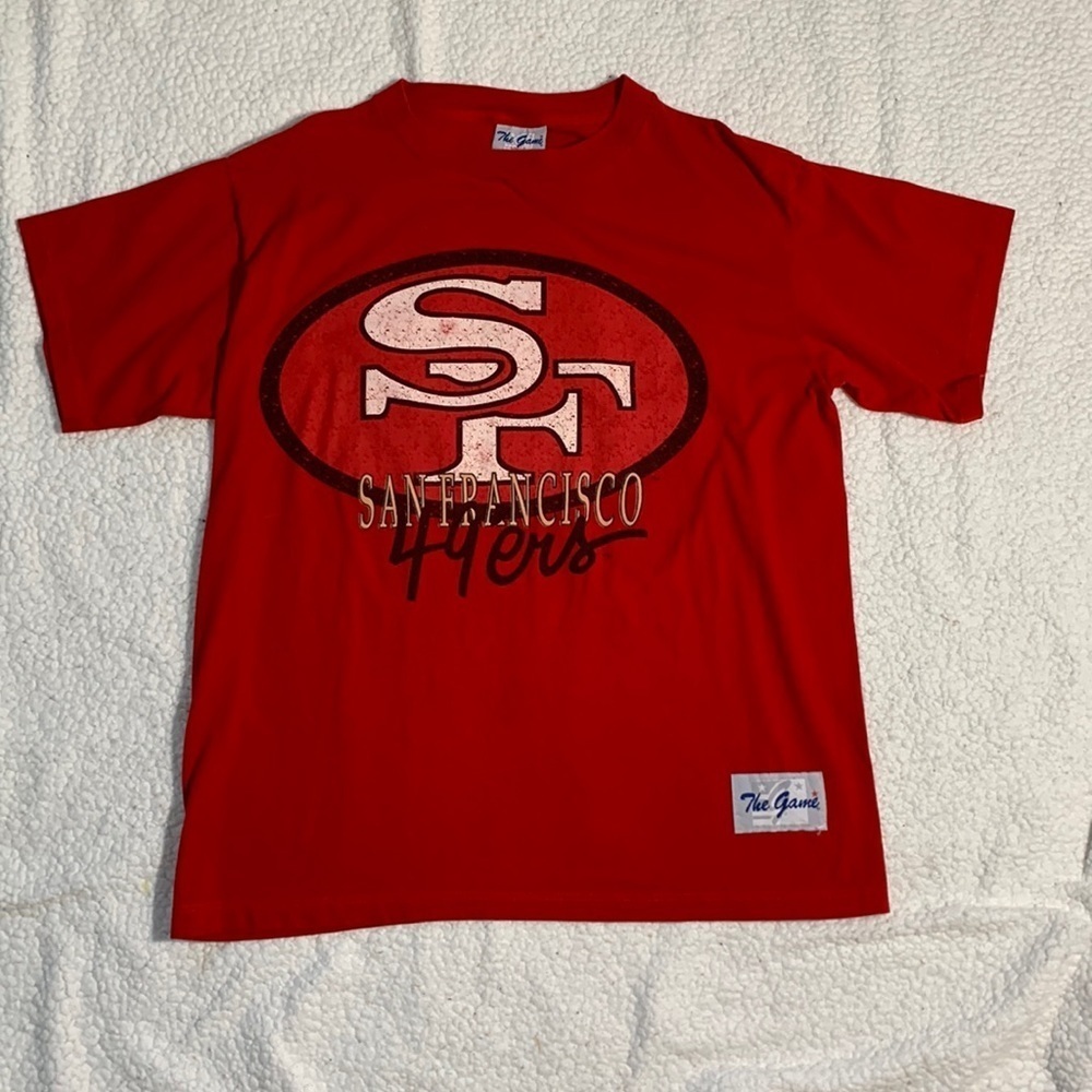 Vintage 80's San Francisco 49ers The game T shirt Mens size L Single stitch